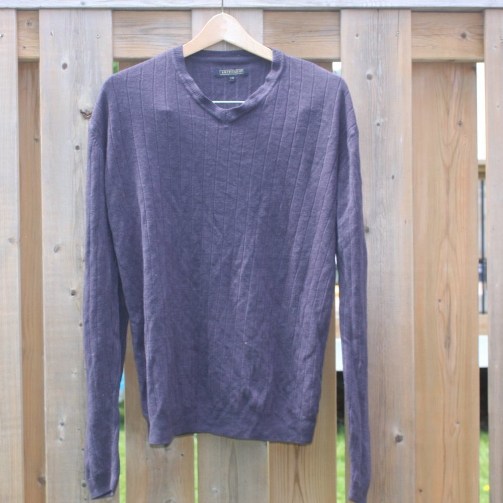 BRITCHES Light Weight Long Sleeve Ribbed Sweater Men's Large
